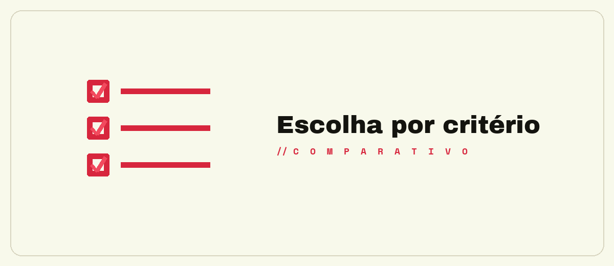 Escolha por criterio