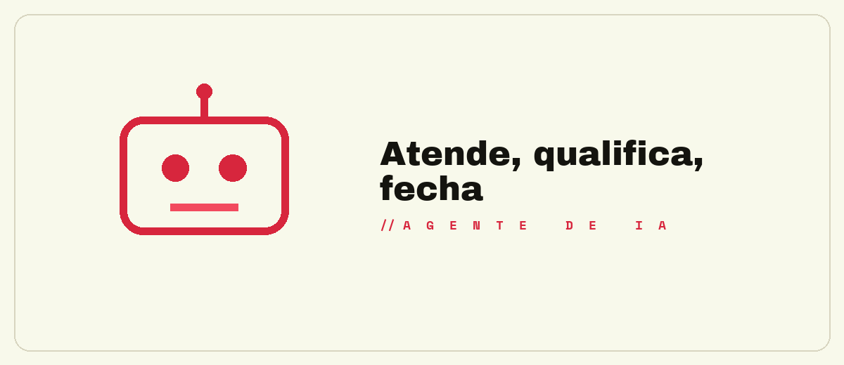 Atende, qualifica, fecha