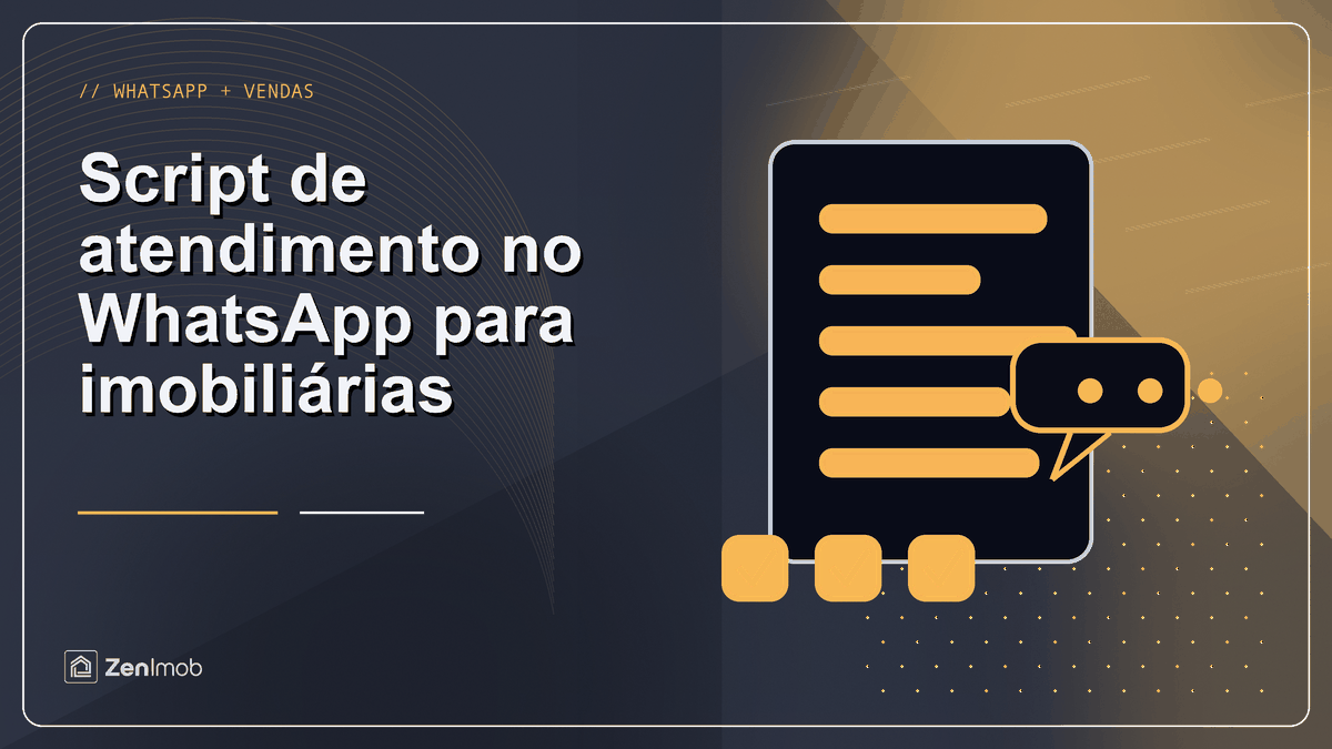 Script de atendimento no WhatsApp para imobiliárias (modelos prontos)
